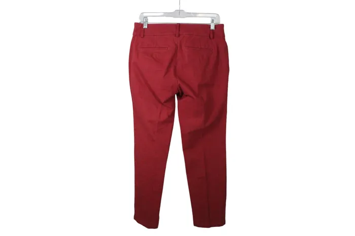 LOFT Terracotta Pants 6 Petite Ann Taylor LOFT Earrings