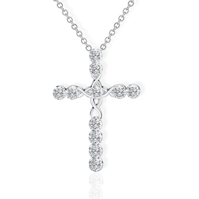 Lords Guidance Necklaces Womens Christian Necklace br Diamond Cross