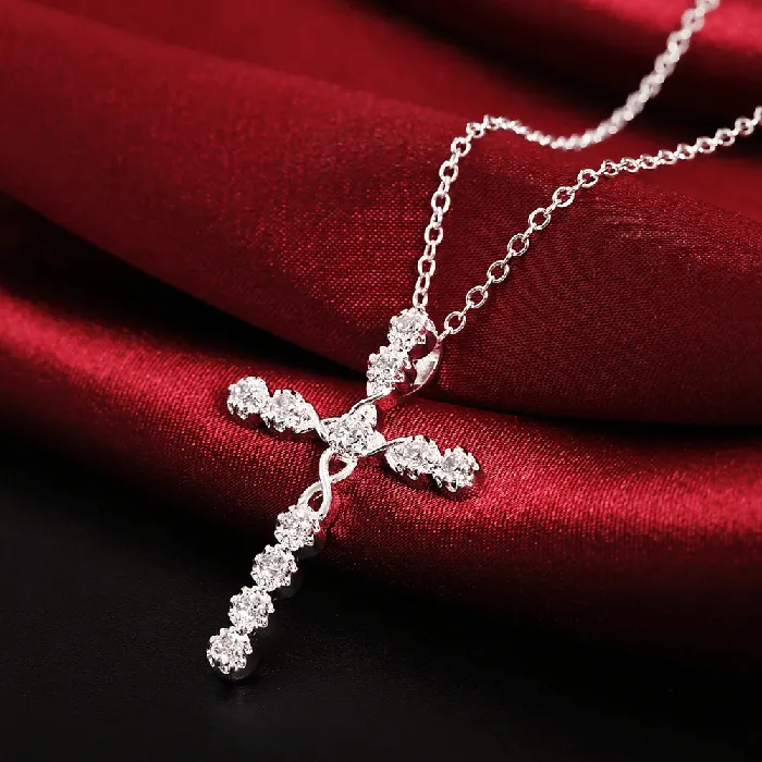 Lords Guidance Necklaces Womens Christian Necklace br Diamond Cross