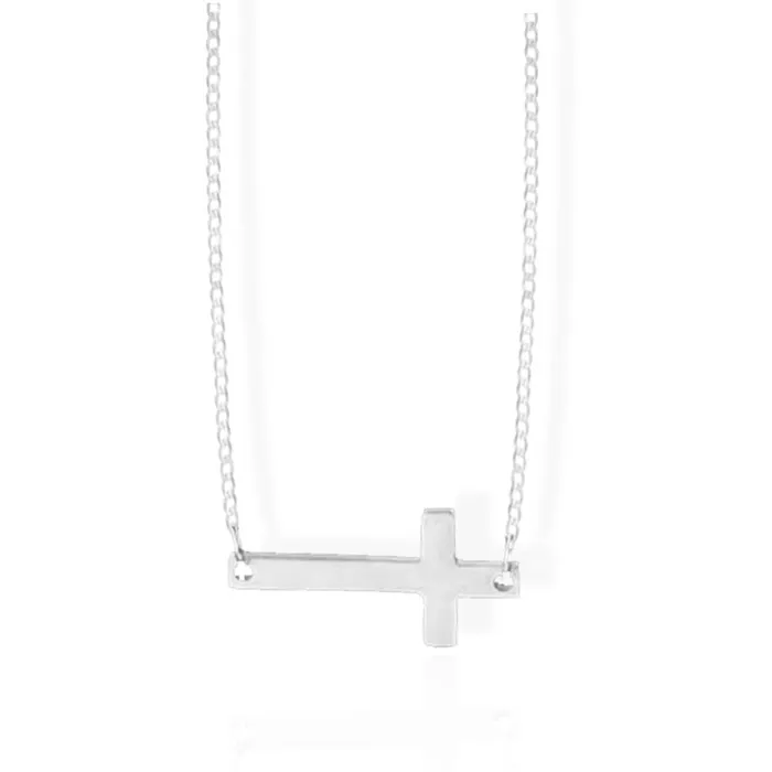Lords Guidance Necklaces Womens Christian Necklace br Sideways Cross