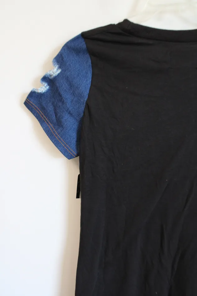 Love Love Love NEW Love Love Love Good Vibes Side Slit Tunic Dress 1X Earrings