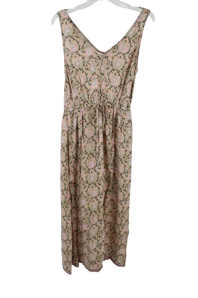 Lucky Brand Tan Floral Dress XS Lucky Brand Rings