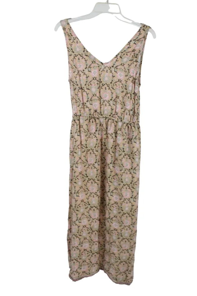Lucky Brand Tan Floral Dress XS Lucky Brand Rings