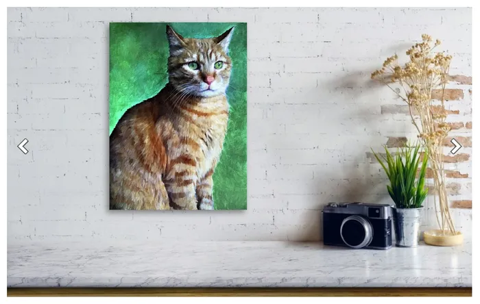 Luma Tabby Cat Metal Print Necklaces