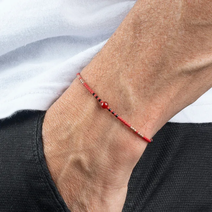 Macrala Bracelets Mens Gemstone and Miyuki Beads Minimalist Bracelet Macrala Bracelets Mens Gemstone and Miyuki Beads Minimalist Bracelet
