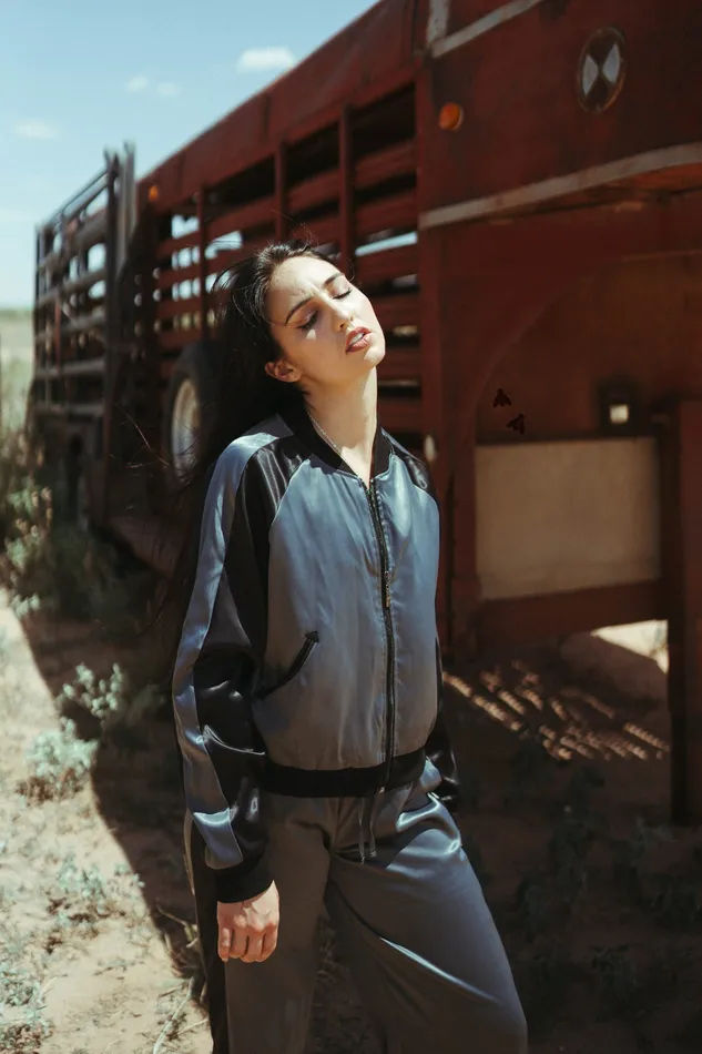 MARFA MOB CROP BOMBER 2FLY Earrings