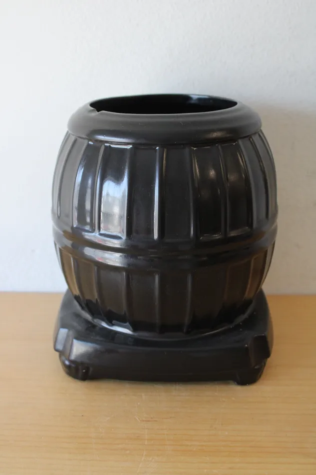 McCoy Rings McCoy Black Pot Belly Stove Cookie Jar