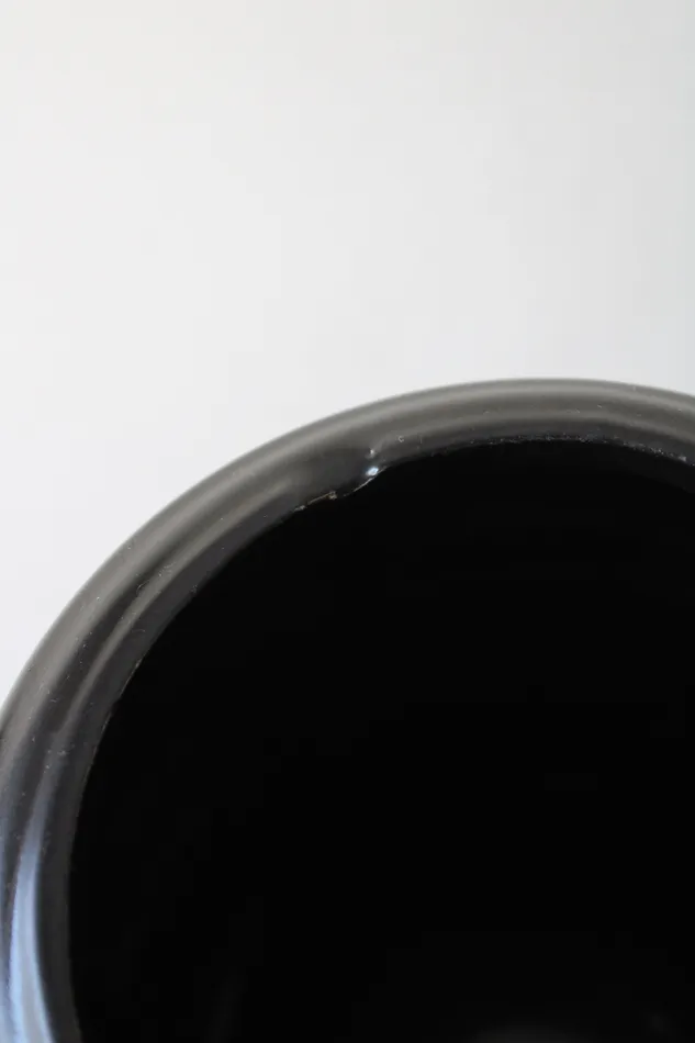 McCoy Rings McCoy Black Pot Belly Stove Cookie Jar