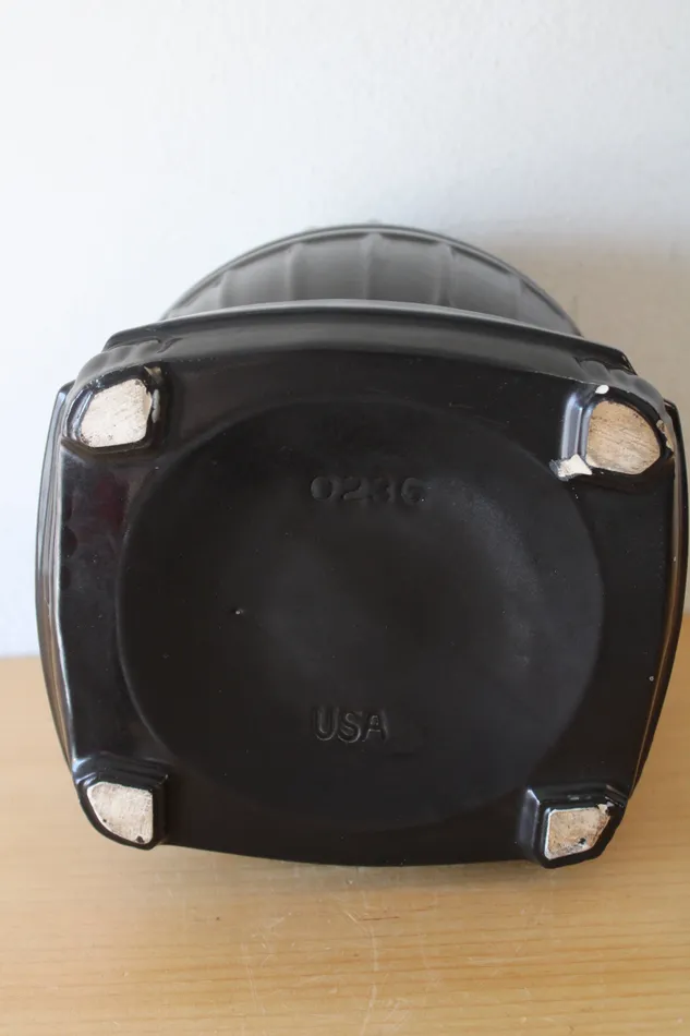 McCoy Rings McCoy Black Pot Belly Stove Cookie Jar