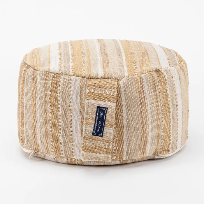Mineral Stripe Buckwheat Hull Zafu COVER ONLY DharmaCrafts Earrings