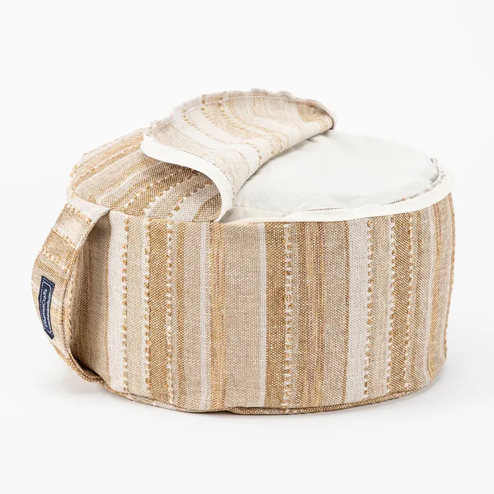 Mineral Stripe Buckwheat Hull Zafu COVER ONLY DharmaCrafts Earrings