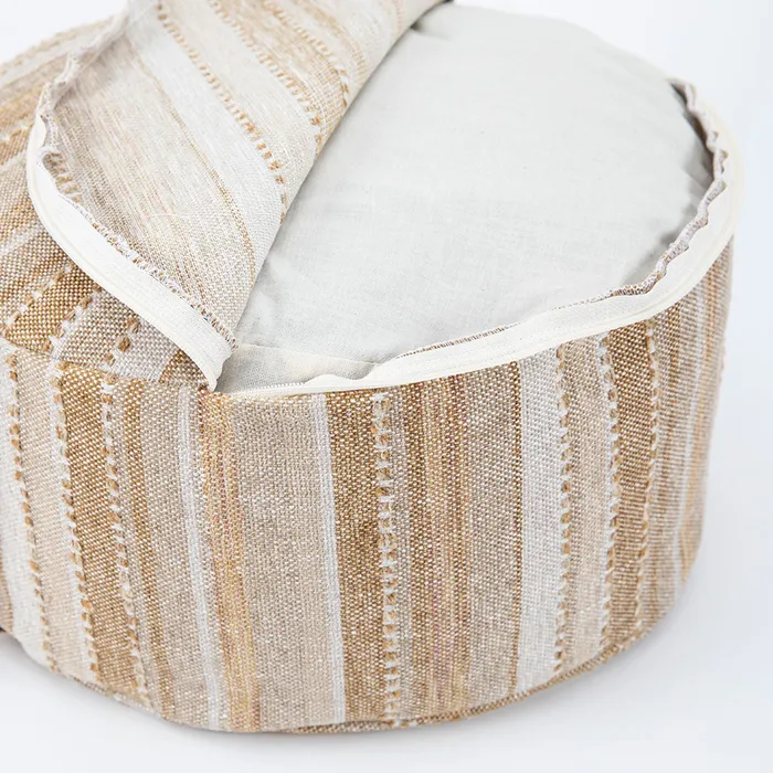 Mineral Stripe Buckwheat Hull Zafu COVER ONLY DharmaCrafts Earrings