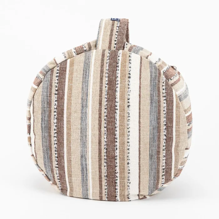 Mineral Stripe Buckwheat Hull Zafu COVER ONLY DharmaCrafts Earrings