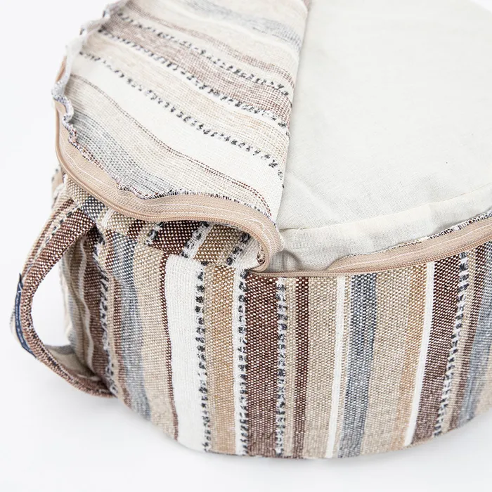 Mineral Stripe Buckwheat Hull Zafu COVER ONLY DharmaCrafts Earrings