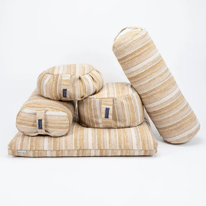 Mineral Stripe Buckwheat Hull Zafu COVER ONLY DharmaCrafts Earrings