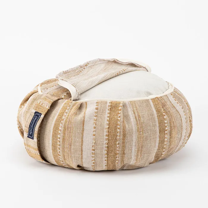 Mineral Stripe Buckwheat Hull Zafu COVER ONLY DharmaCrafts Earrings