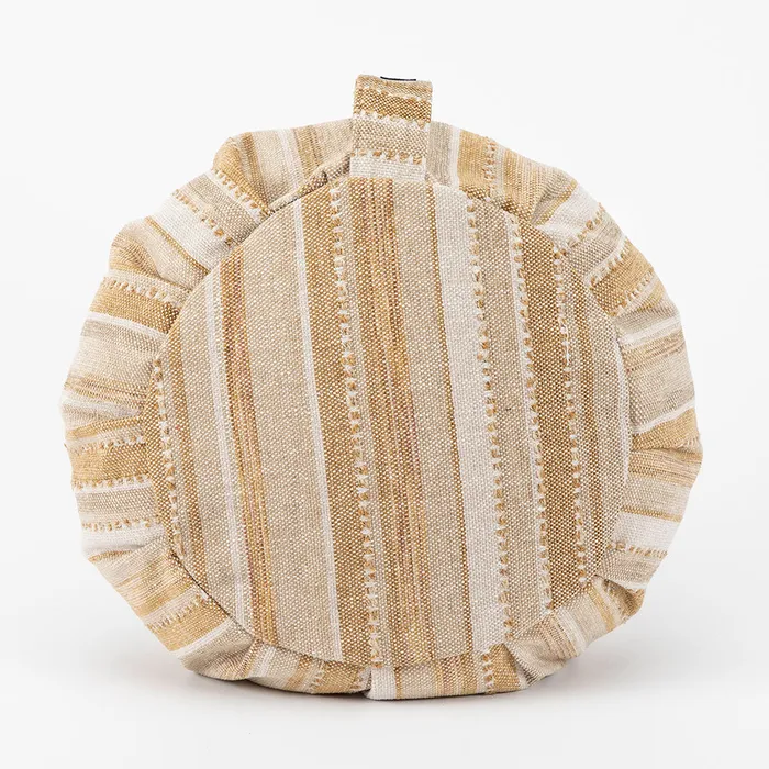 Mineral Stripe Buckwheat Hull Zafu COVER ONLY DharmaCrafts Earrings