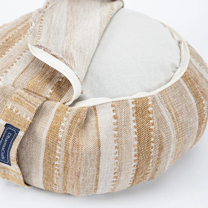 Mineral Stripe Buckwheat Hull Zafu COVER ONLY DharmaCrafts Earrings