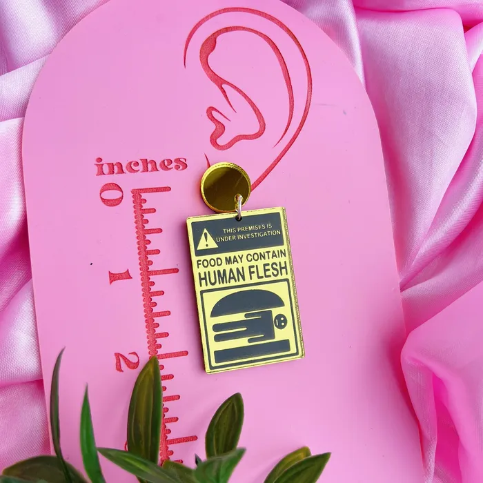 Mirror Human Flesh Poster Acrylic Earrings Keychains Pins KGF Jewelry Earrings Mirror Human Flesh Poster Acrylic Earrings Keychains Pins KGF Jewelry Earrings