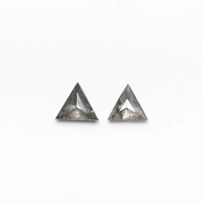 Misfit Diamonds Earrings 022cttw 2pc 363x356x136mm 342x332x129mm Triangle Rosecut Matching Pair 2448201 Misfit Diamonds Earrings 022cttw 2pc 363x356x136mm 342x332x129mm Triangle Rosecut Matching Pair 2448201