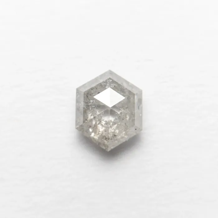 Misfit Diamonds Earrings 079ct 614x499x300mm Hexagon Rosecut 1961935