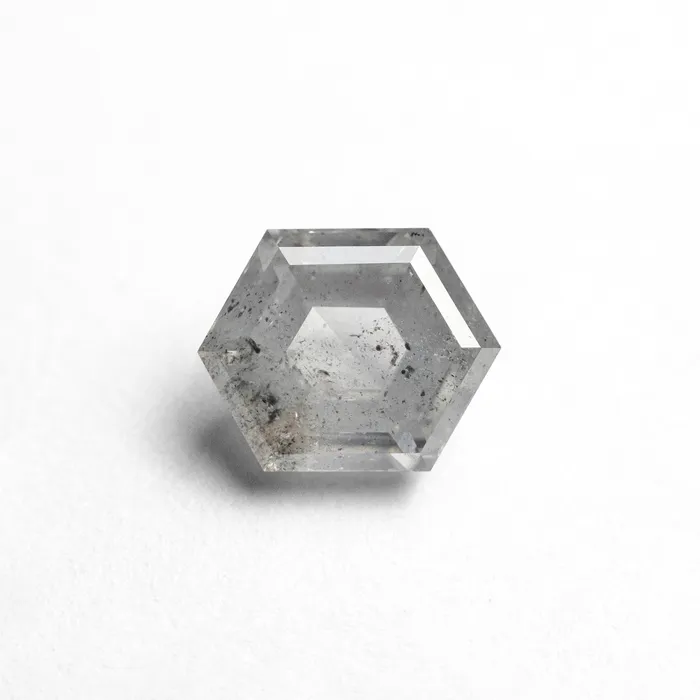 Misfit Diamonds Rings Salt and Pepper Double Cut Diamond 120ct Hexagon Misfit Diamonds Rings Salt and Pepper Double Cut Diamond 120ct Hexagon