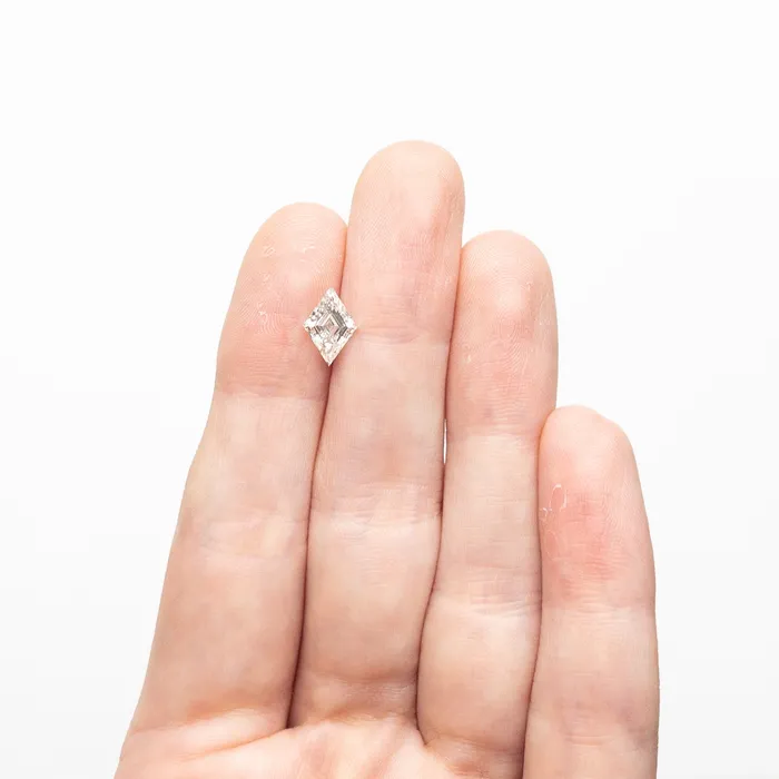 Misfit Diamonds Rings White Step Cut Diamond 112ct Lozenge