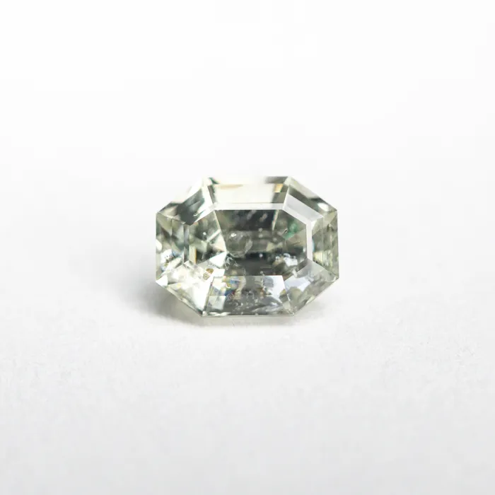 Misfit Gems Rings GreenYellow Step Cut Sapphire 111ct Cut Corner Rectangle Misfit Gems Rings GreenYellow Step Cut Sapphire 111ct Cut Corner Rectangle