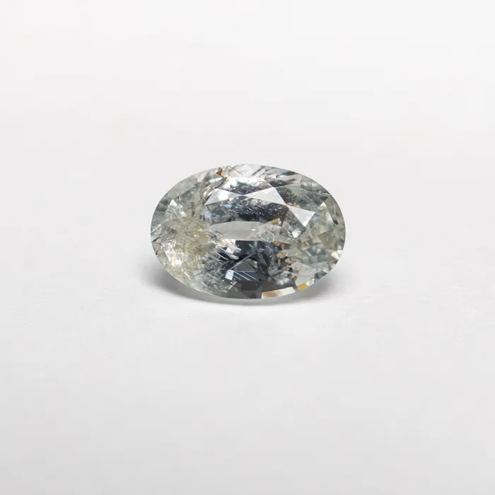 Misfit Gems Rings White Brilliant Sapphire 078ct Oval