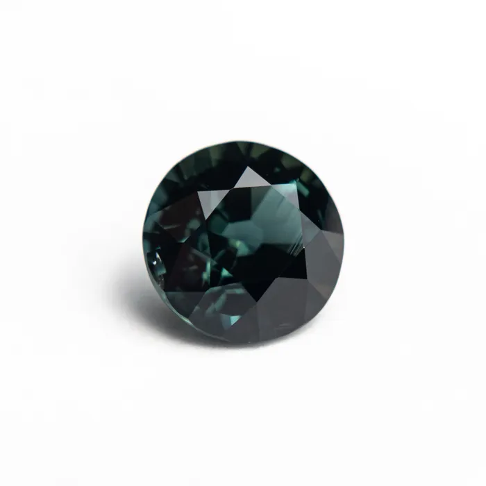 Misfit Gems Teal Brilliant Sapphire 229ct Round Rings