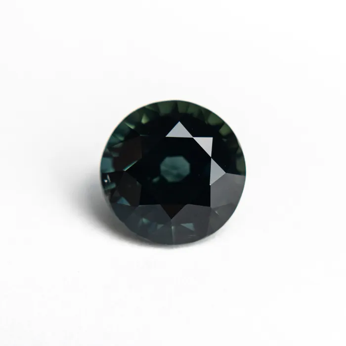 Misfit Gems Teal Brilliant Sapphire 229ct Round Rings