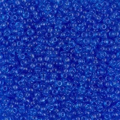Miyuki Seed Beads 110 Transparent Sapphire 0150NEW Peppy Beads Earrings