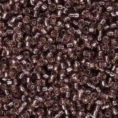 Miyuki Seed Beads 80 Smoky Amethyst Silver Lined 0012 Peppy Beads Necklaces