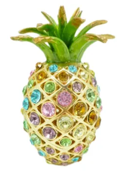 Necklaces ANUENUECREATION Swarovski MultiColor Pineapple Box 3