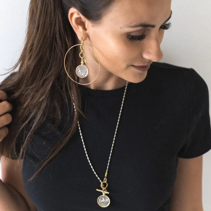 Necklaces BUFFALO NICKEL Necklace Twisted Silver