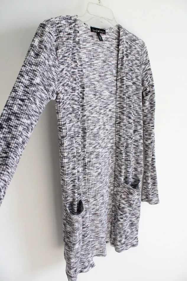 Necklaces Derek Heart Derek Heart Gray Heathered Long Cardigan S