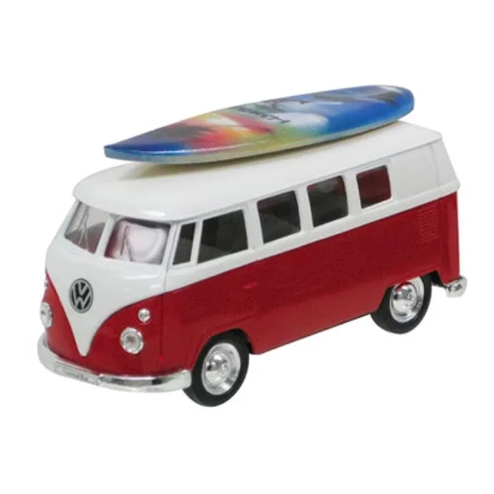 Necklaces ISLANDERGRP 1962 DieCast VW Kombi Bus with Surfboard Replica