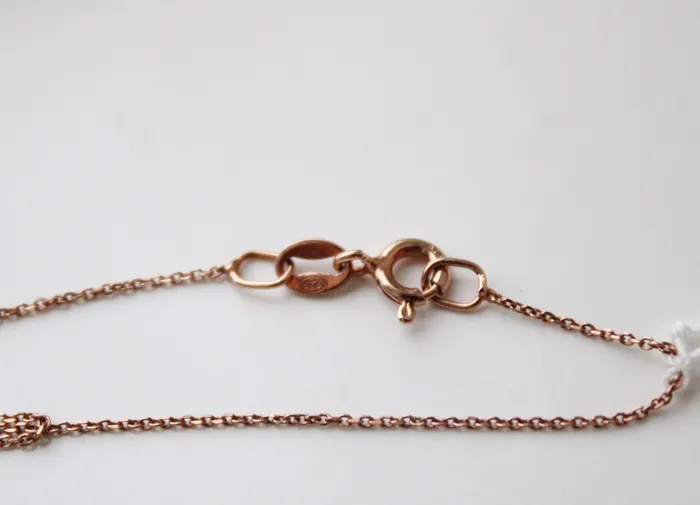 Necklaces Jubilee Thrift 925 Rose Gold Cupcake Necklace