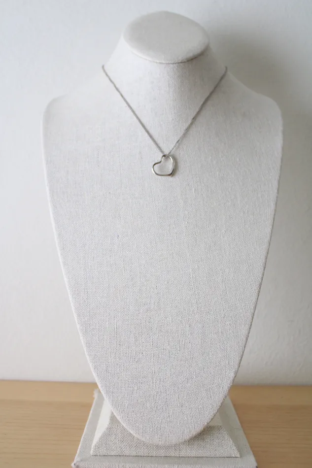 Necklaces Jubilee Thrift Open Heart Pendant Sterling Silver Necklace