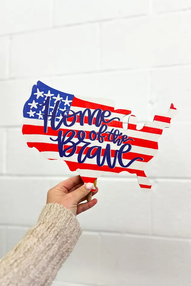 Necklaces Patterned Topper Home Of The Brave Flag Doodles By Rebekah