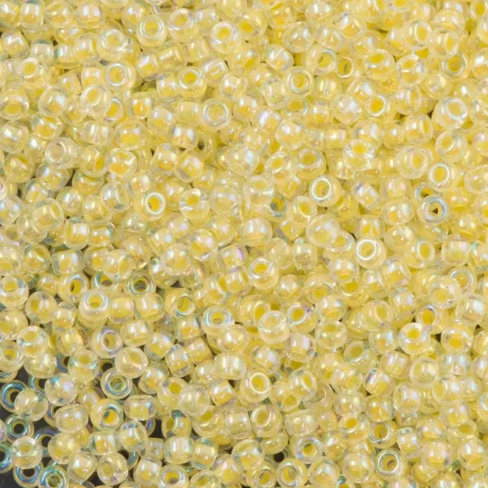Necklaces Peppy Beads Miyuki Seed Beads 80 Light Yelllow Crystal AB 0273