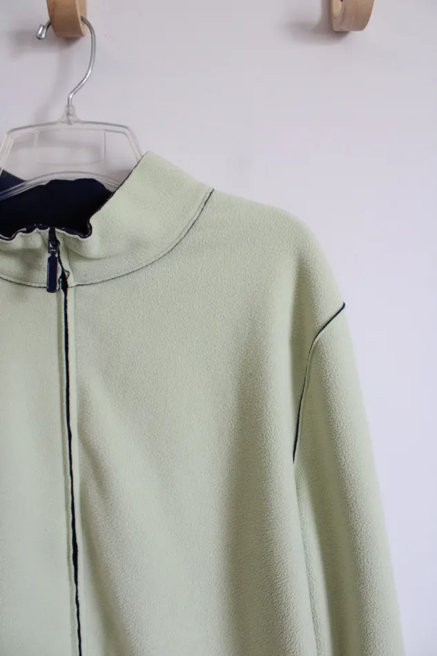 Necklaces Sport Savvy Sport Savvy Light Green Fleece Jacket L