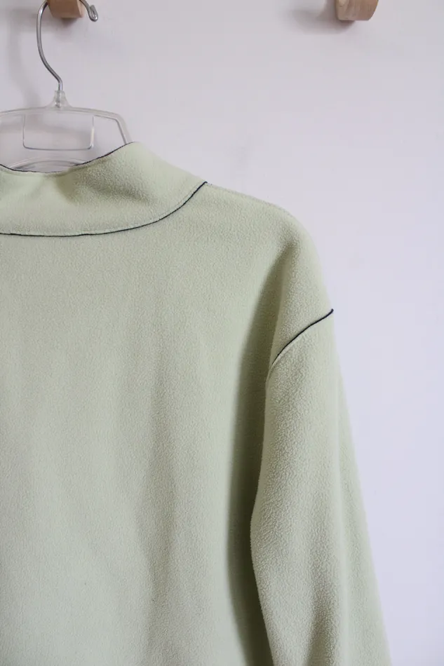 Necklaces Sport Savvy Sport Savvy Light Green Fleece Jacket L