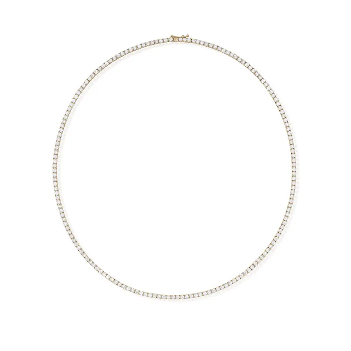 Necklaces Stephen Silver Fine Jewelry 806 Carat Yellow Gold Diamond Line Necklace Necklaces Stephen Silver Fine Jewelry 806 Carat Yellow Gold Diamond Line Necklace