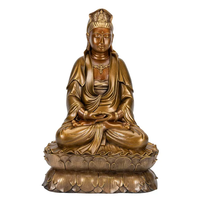 Necklaces Wesco Seated Garden Kuan Yin Statue