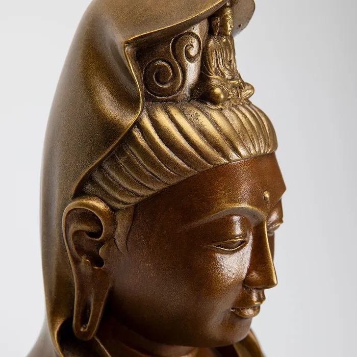 Necklaces Wesco Seated Garden Kuan Yin Statue