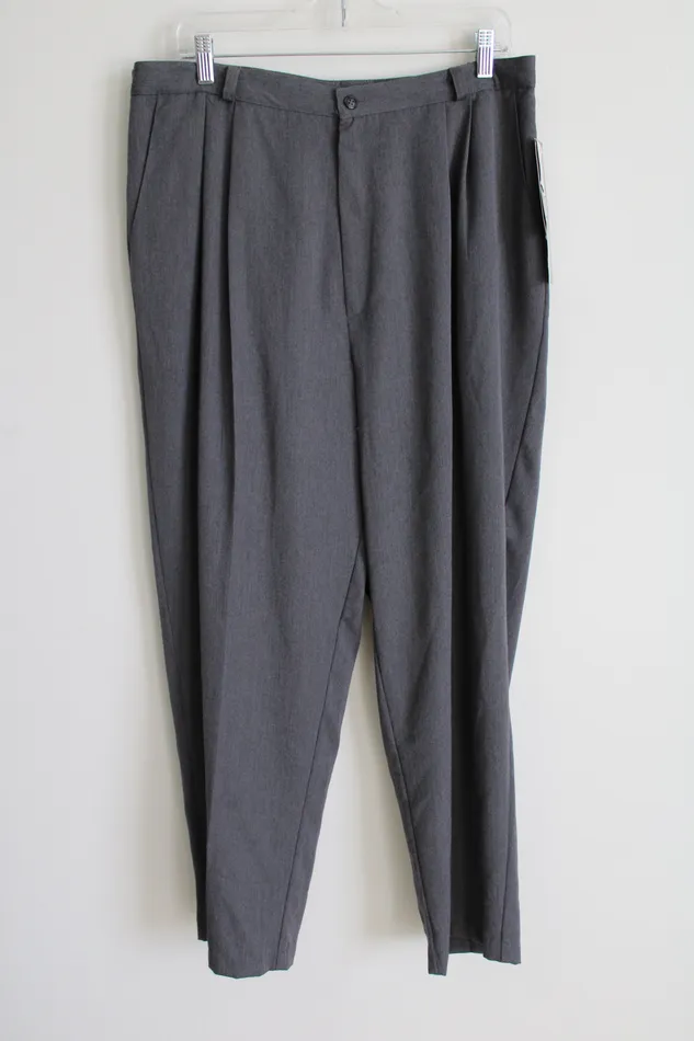 NEW Briggs Gray Pants 20W Briggs New York Earrings