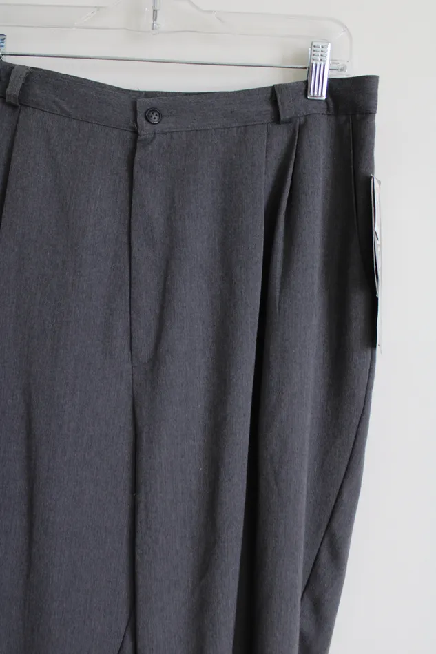 NEW Briggs Gray Pants 20W Briggs New York Earrings