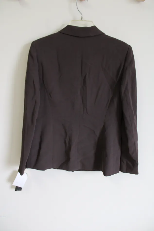 NEW Jones New York Brown Blazer 4 Petite Jones New York Earrings