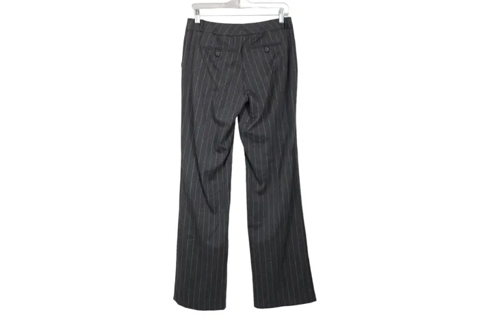 New York Company Earrings New York Co Stretch Gray Pinstripe Pants 2 Tall